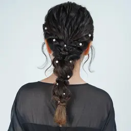 お呼ばれヘア★パールピン10本付　￥4000　※平日11時前・土日祝10時前早朝料金有り