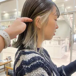 イヤリングカラー【ブリーチ込み】🎨𓂃𓈒𓏸︎︎︎︎