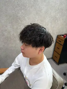 【メンズ限定】メンズカット＋ニュアンスパーマ【越谷／新越谷/メンズ】