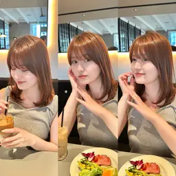 【新規限定人気No1】カット+カラー+最高級4stepオージュアトリートメント🧡 ¥9950 【銀座駅/有楽町駅/】