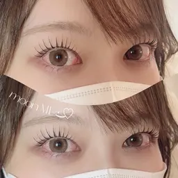 【再来】似合わせまつ毛パーマ(まつ毛ケア付き) 6000円 + 指名料 550円