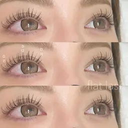 韓国風束感仕上げ🩵コーティング付フラットラッシュ付け放題🩵オフ込