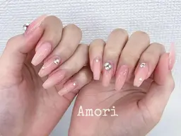 【練習メニュー】チップ長さだし＋ワンカラー 3680円