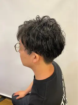 【メンズ限定👦🏻🖤】カット＋パーマ（波巻き‪×‬）