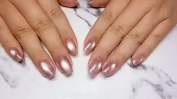 マグネット×ミラーネイル