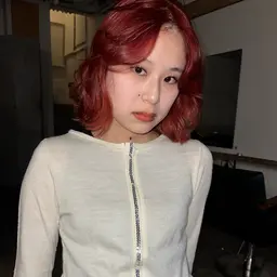 U30【肩下限定】ワンカラー＋スタイリングモデル🤍