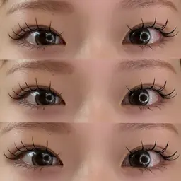 マツエク100本+束感コーティング🐈‍⬛🎀