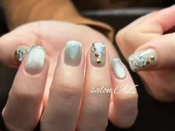 【季節限定】大人女性向け◎シンプルネイル！冬❄️&クリスマス🎄デザイン【オフ無しの場合教えてください】