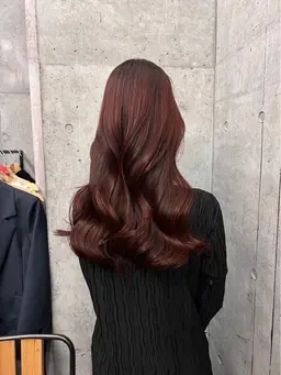 🍓暖色カラー+3stepトリートメント+簡単ヘッドスパ🫧