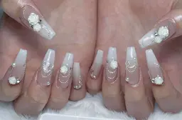 💅大人気📣【チップスカルプ】+持ち込みやり放題+豪華無限制パーツつけ放題（7日以内お直し、オフ無料）🤩