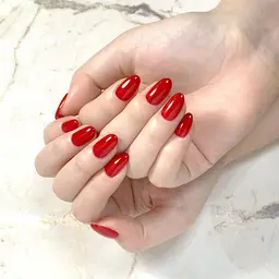 シンプル✨オフ込みワンカラーplusマグネットネイル🧲🆗❣️ワンカラーは、お客様のご希望の場合には、カラーを調色可