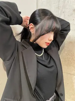 【今だけ限定】 🇰🇷韓国風🇰🇷小顔顔周りレイヤーカット＋韓国風艶カラー💙#透明感#艶カラー#暖色