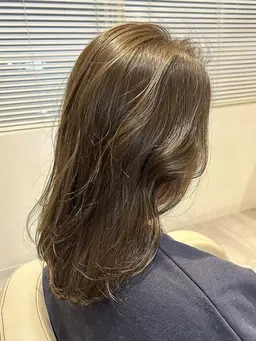 ブリーチなし髪質改善ダブルカラー(イルミナカラー)+aujua1step