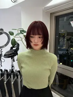 ボリュームダウンチューニング×ボブカット