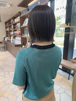 【✨ボブにしたい方✨️】➕オージュアトリートメント#切りっぱなし#前下がりボブ#外ハネ