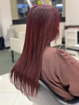 【🌈ブリーチ無し🌈】カット＋ダブルカラー＋トリートメント　再来の方＋¥2000