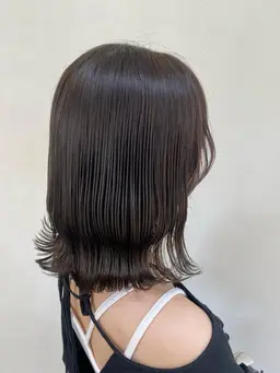 《 くすみ系カラーにオススメ✨ 》アディクシーカラー+トリートメント💚