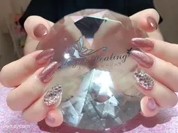 【初回~自店ジェルオフ込み】スカルプ長さ出し後2本アート