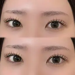 フラットラッシュ80本コーティング付