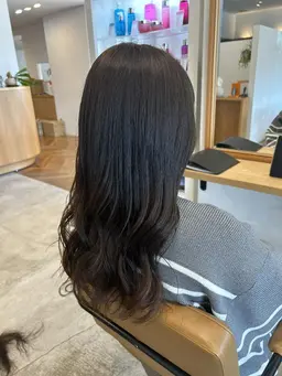 透明感カラー&似合わせカット　※長さによってはロング料金がかかります。