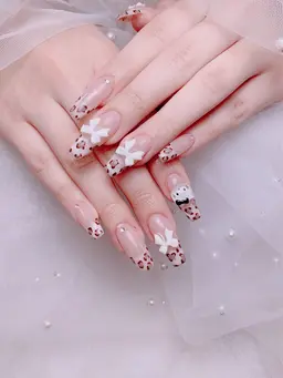 自爪10本デザイン手描きアート