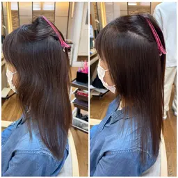 前髪縮毛矯正・3stepトリートメント