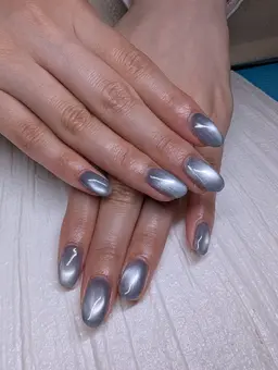 ハンドネイル　オフ込みマグネットワンカラー