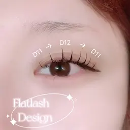 LEDマツエク100本🪽‪🤍フラットラッシュ