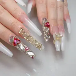 【長さだし】【スカルプ】１０本アート