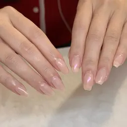 【オフ有】 ハンド オーロラミラーネイル🪞 パラジェル変更可♥ 銀座/有楽町