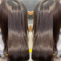 ダメージレス透明感カラー✨+美髪ケア🧬