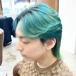 メンズブリーチカラー(ダブルカラー)(インナーカラー・ハイライト🉑)+2STEPトリートメント «¥13,200»🔥