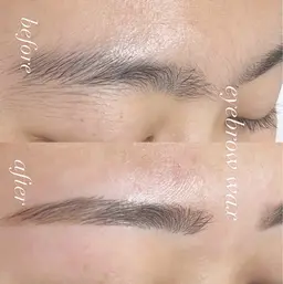 メンズ眉ワックス脱毛＋眉カット