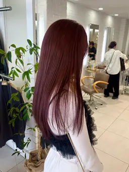 【うるつや髪に♡】やわらかストレート縮毛矯正🫧