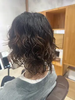 カット+パーマモデル(レディース)