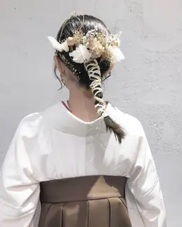 ♥️卒業式♥️袴着付け＋ヘアセット♥️ ｛｛早朝のお時間もＯＫ👌⭐️⭐️｝｝