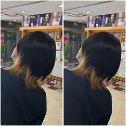 ｢カット✄﻿｣+｢インナーカラー🎨｣+｢3️⃣ステップトリートメント｣