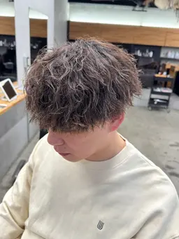 【新規メンズ1番人気】カット＋ツイストパーマ