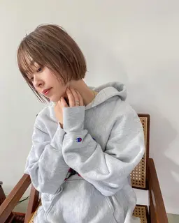 【🌿３名限定🌿】🩵うる艶透明感カラー + 韓国風ニュアンスカット + 髪質改善Aujuaトリートメント🩵🤍