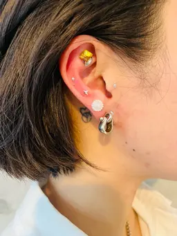 【耳つぼジュエリー】※パーツ選び放題、両耳で12粒まで