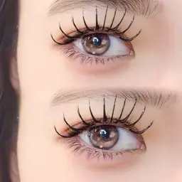 【学割🎀ふんわりLED 60​〜​80本まで】校則OKなナチュラルeye👀初めてでも安心◎ オフ込み