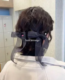 【🎀ヘアセット🎀】 ハーフアップ