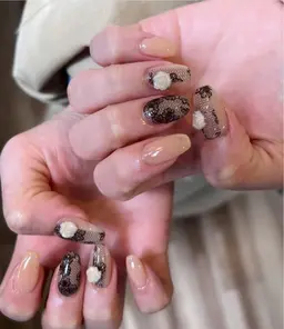 ハンドネイル　アート5本～10本　7,500円