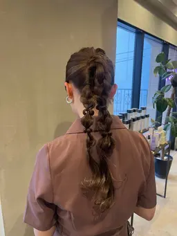 結婚式などのヘアアレンジ♪