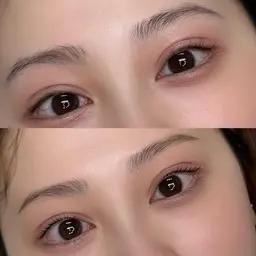 すっぴん美人を叶える💓似合わせ美眉マップ(アイブロウwax)➕束感仕上げまつ毛パーマ👀