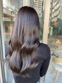 【🩵うる艶透明感カラー🩵】💠カット+カラー+TOKIO髪質改善トリートメント💠