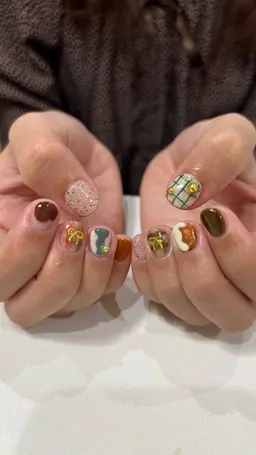 【12月限定🎄】アート6本6,980円(オフ込み)パーツ自由10:00/13:00/16:00開始でご予約お願いします