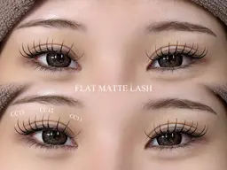 【エクステ୨୧】フラットマットラッシュ80本