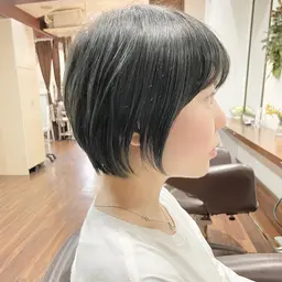 ご新規さま💕ショートカット ケアカラー+Aujua(オージュア)1STEP 60日以内は何度も利用可