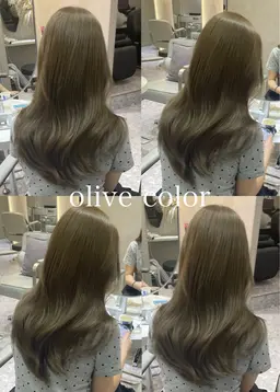 〔ブリーチなしで透明感✨〕髪質改善ダブルカラー+クイックTR🍃🫧ケア剤使用◎/赤み消しカラー/暖色カラー